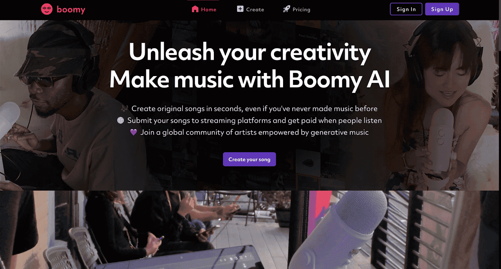 Boomy_AI_music_generator