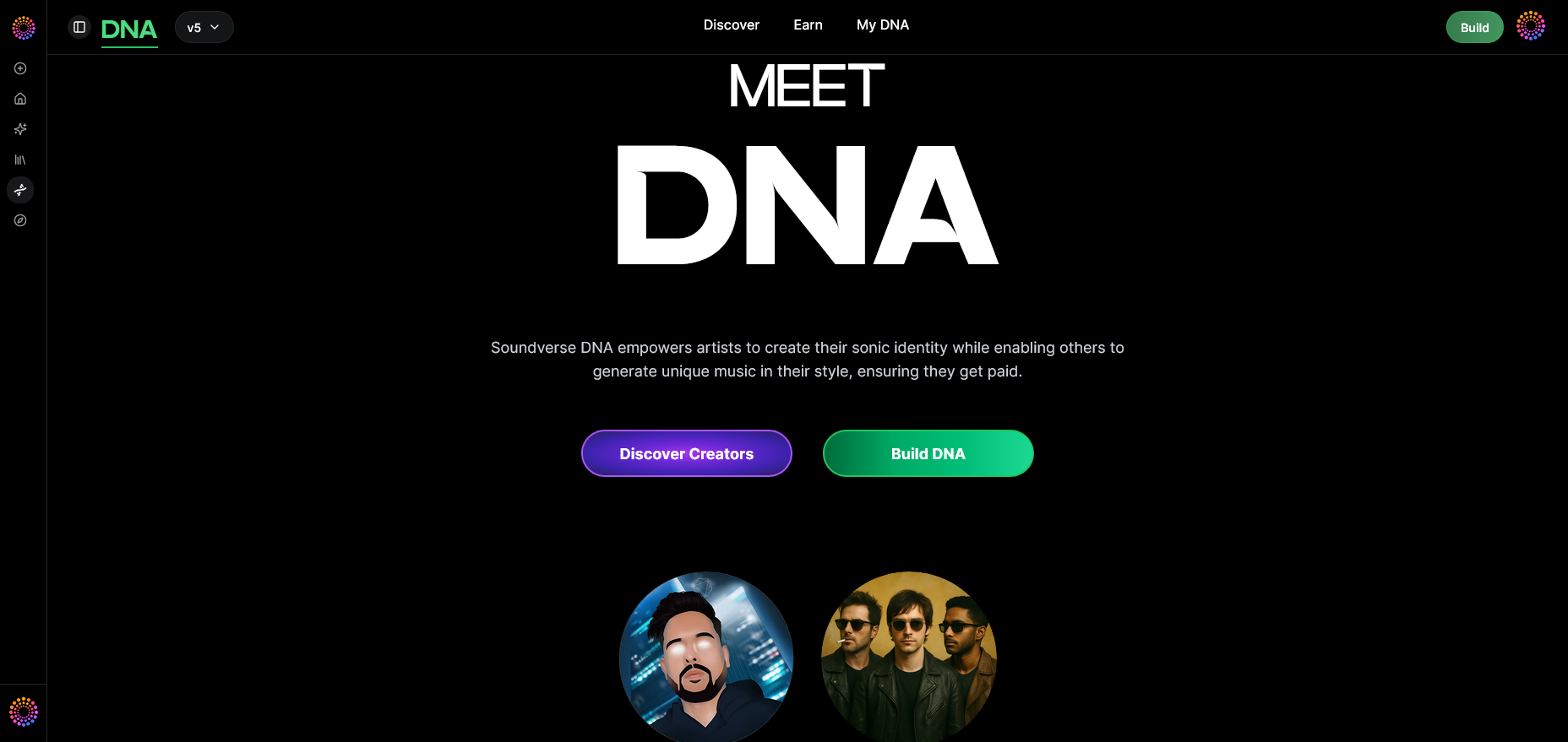 Build Your Artist DNA - Soundverse AI
