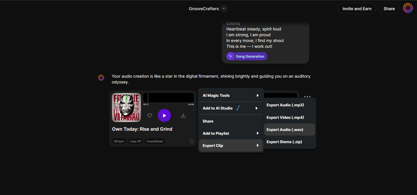 Step 4: Download Song