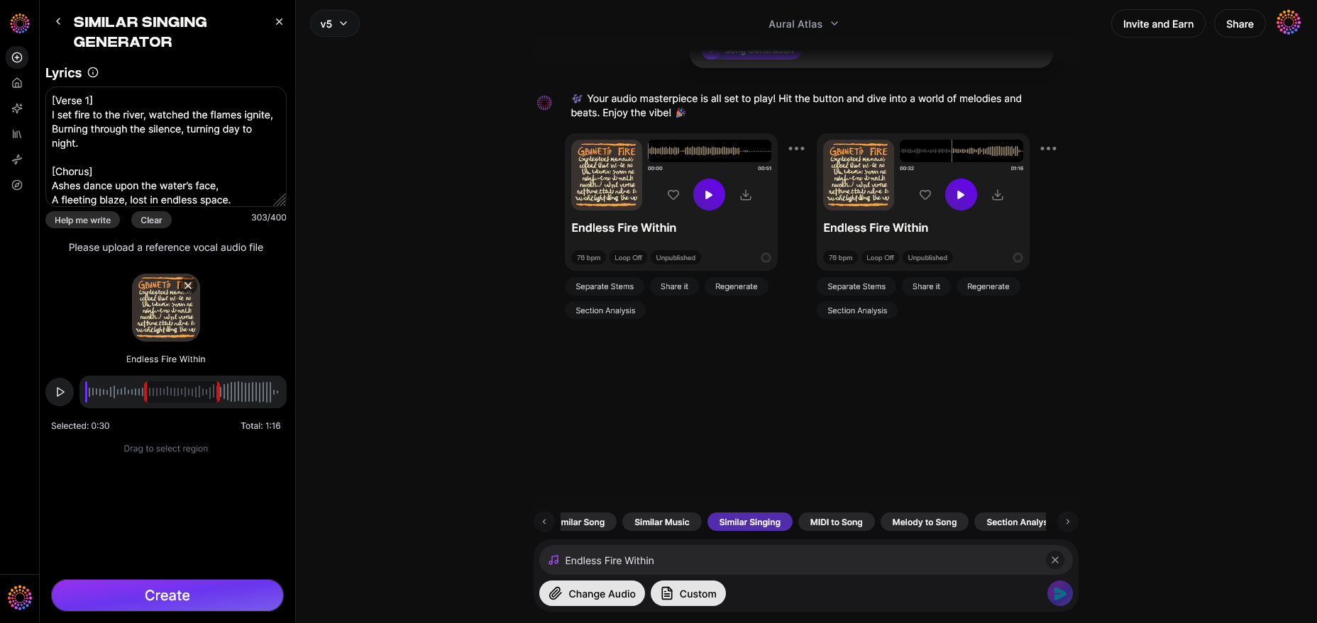 Soundverse Feature
