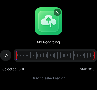 Reference Vocals — Upload Reference Vocal Audio